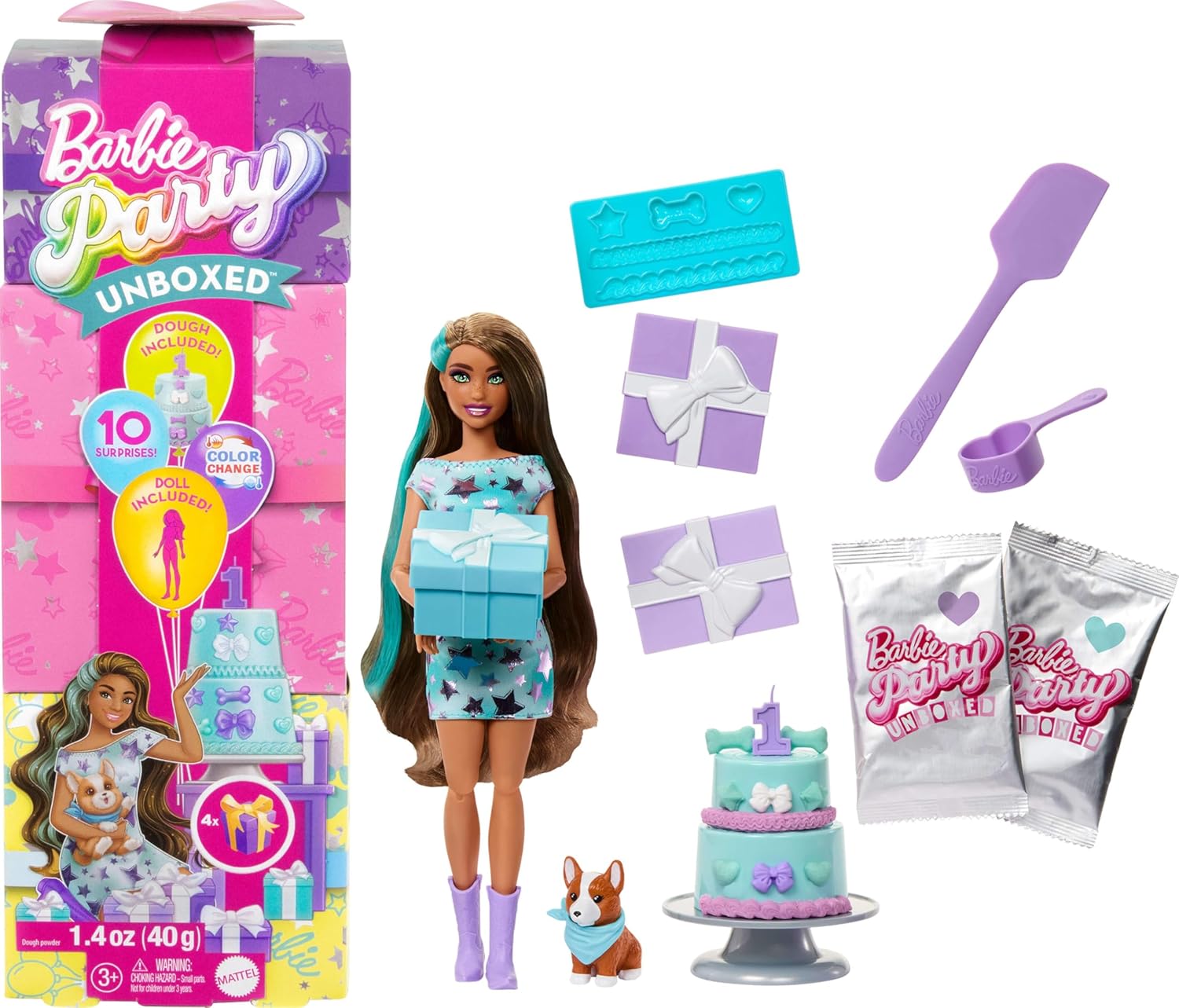 Barbie Party Unboxed Doll – JFG72