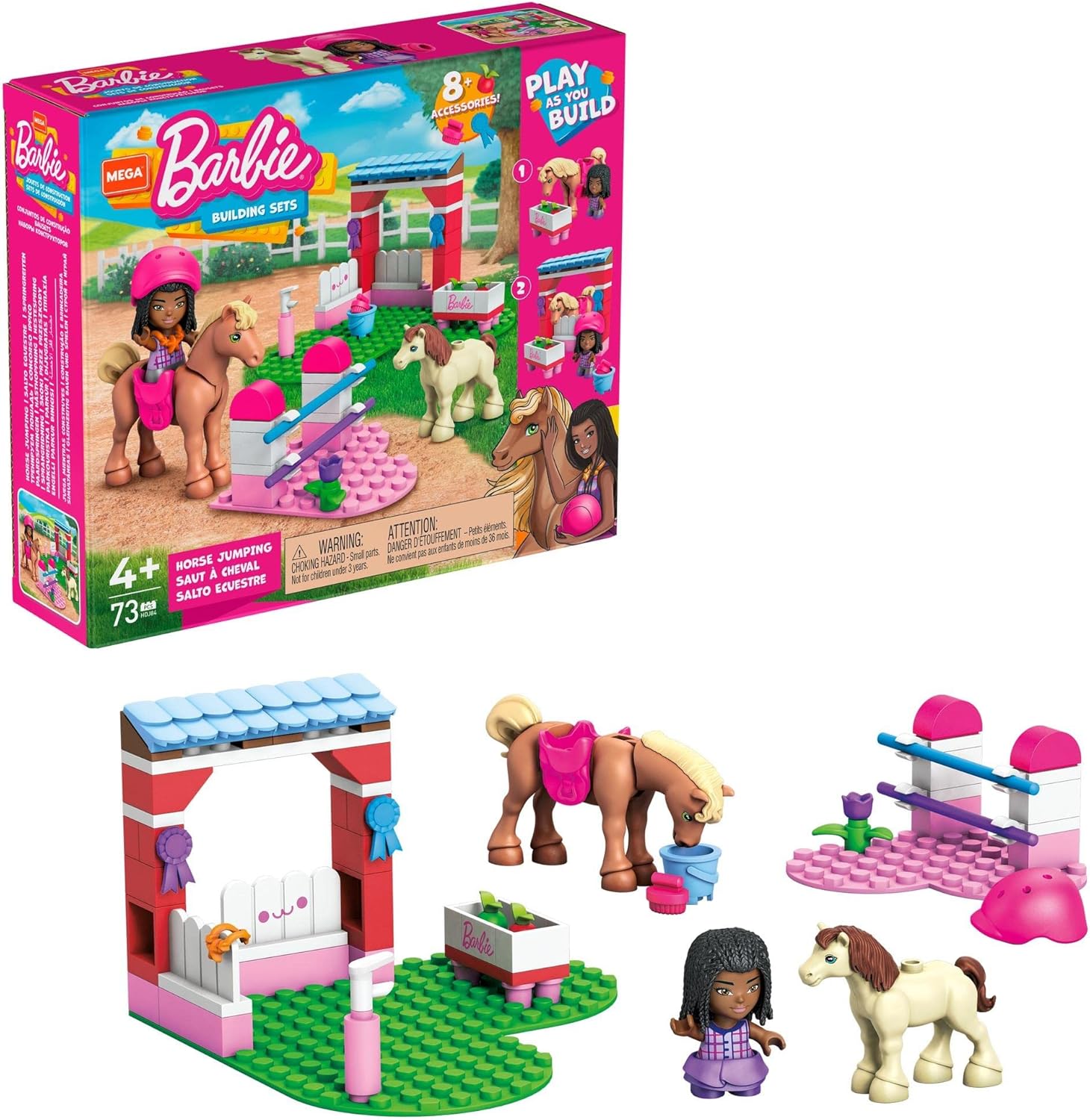 Barbie Bloks Play As You Build – Horse Jumping