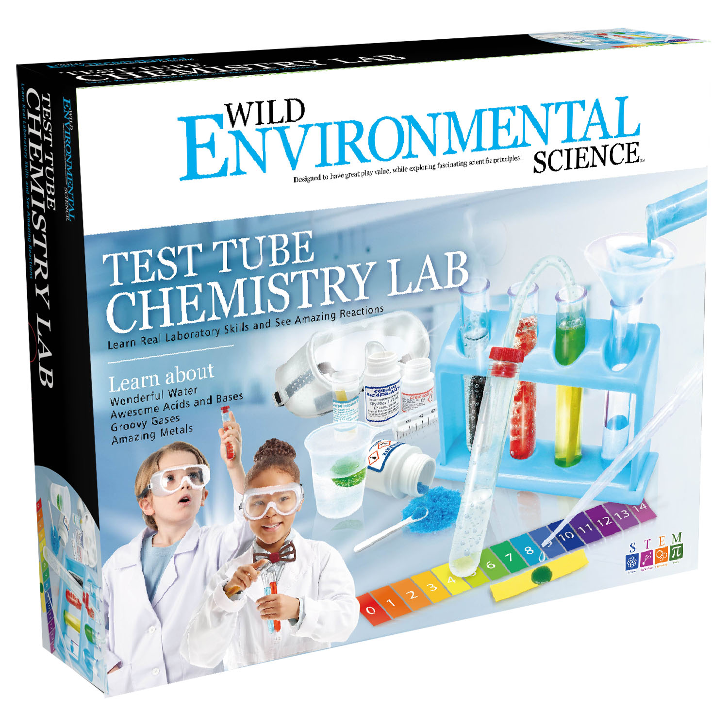 Wild Science Test Tube Chemistry Lab Kit