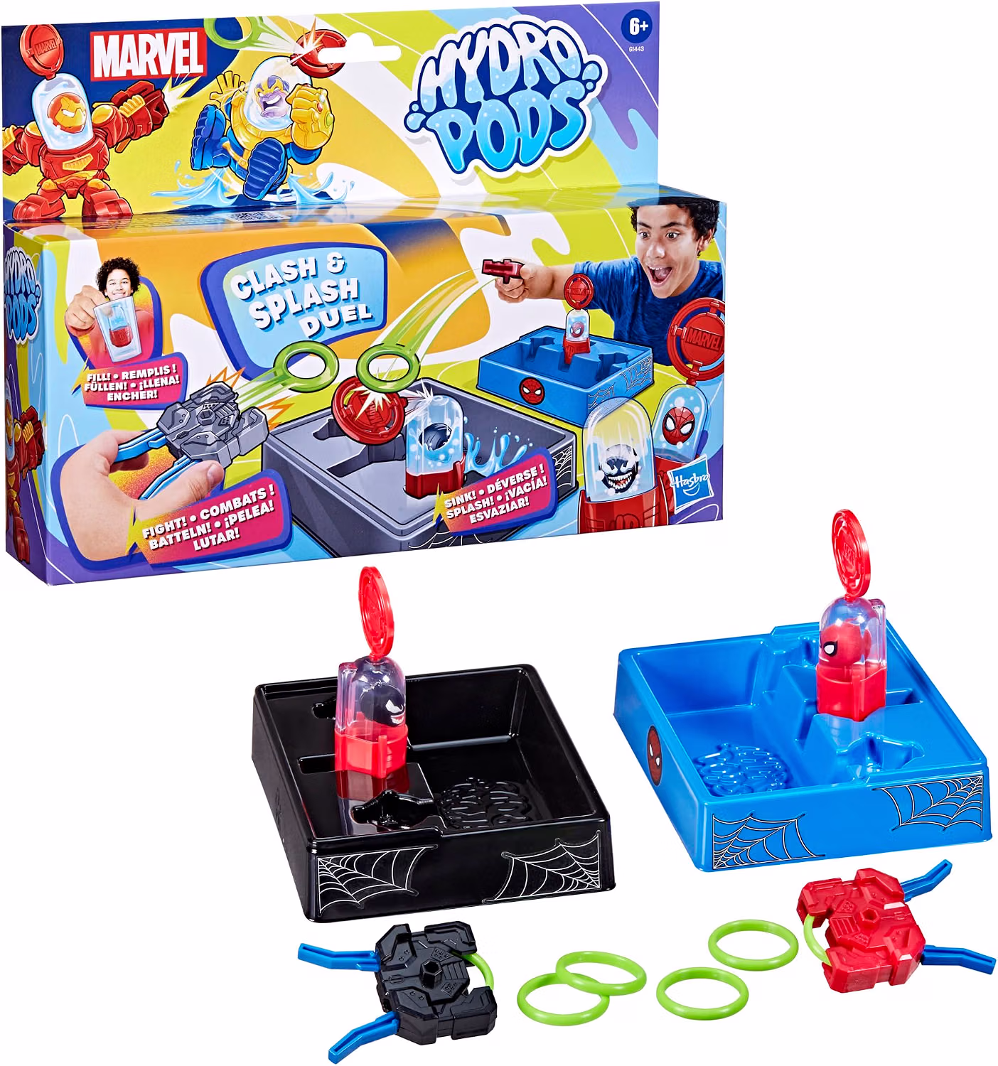 Marvel Hydro Pods Clash & Splash Duel Battle Set – Marvel