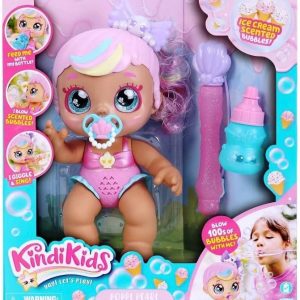 Kindi Kids Electronic Doll and 2 Accessories - Poppi Pearl Bubble 'N' Sing