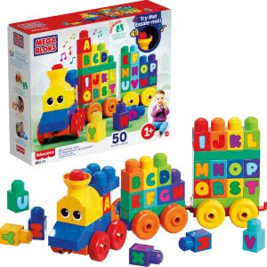 MEGA BLOKS First Builders Musical Toddler Building Blocks Set