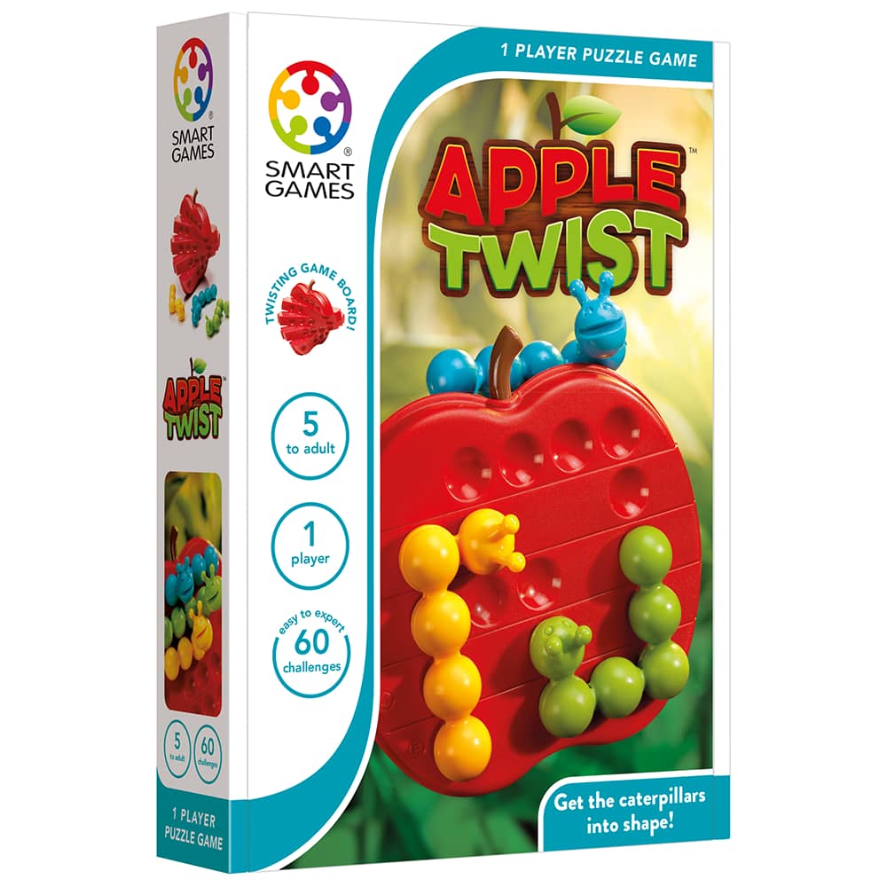 Apple Twist Travel Puzzle Game with 60 Challenges