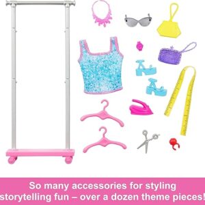 Barbie On-set Stylist Doll and 14 Accessories Brooklyn Doll