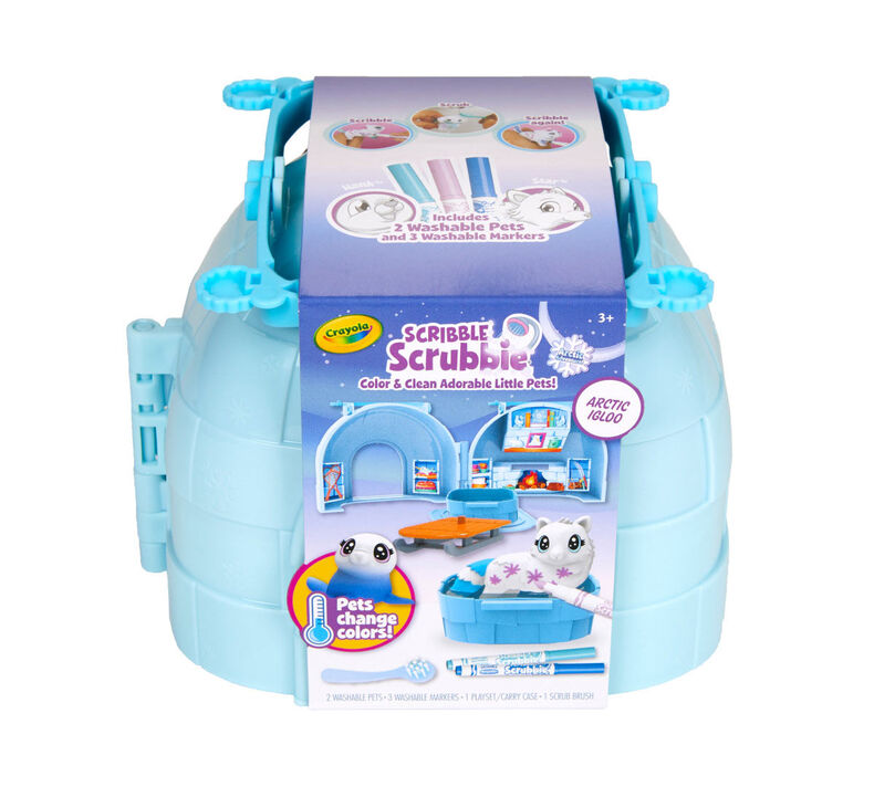 Crayola Scribble Scrubbie Pets Arctic Igloo
