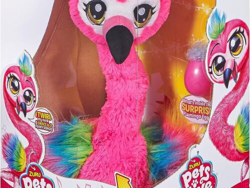 Zuru Pets Alive: Frankie the Flamingo Pink - 15"