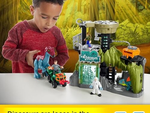 Fisher-Price Imaginext Jurassic World Toy Dinosaur Lab Playset