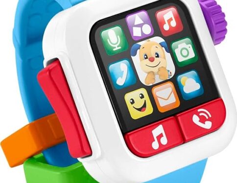 Fisher-Price Laugh and Learn Time to Learn Smartwatch with Lights and Music