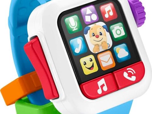 Fisher-Price Laugh and Learn Time to Learn Smartwatch with Lights and Music