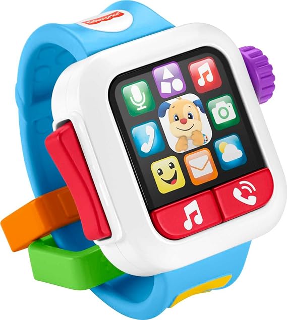 Fisher-Price Laugh and Learn Time to Learn Smartwatch with Lights and Music