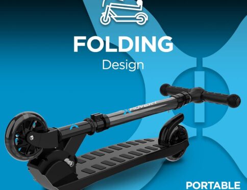 Hover-1 Nano Kick Scooter for Kids Features Lean-to-Turn Axle
