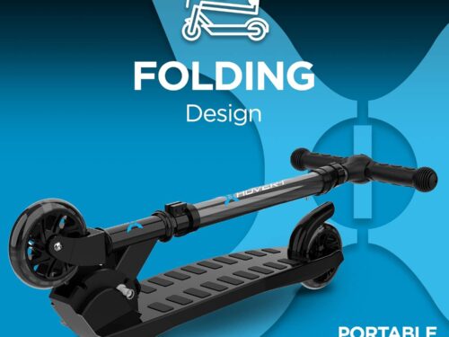 Hover-1 Nano Kick Scooter for Kids Features Lean-to-Turn Axle