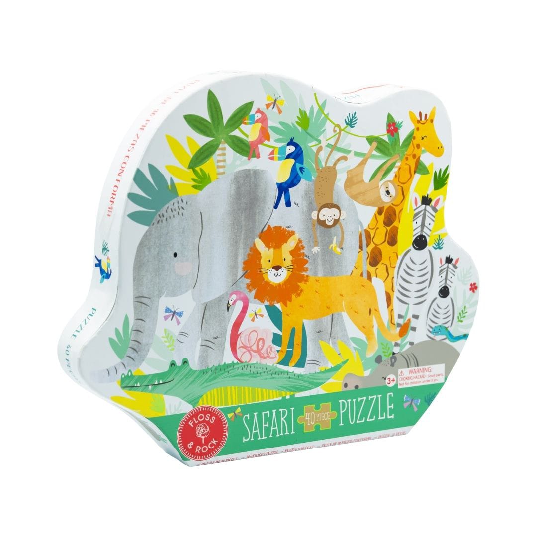 Floss and Rock Jigsaw 40Pcs Jungle