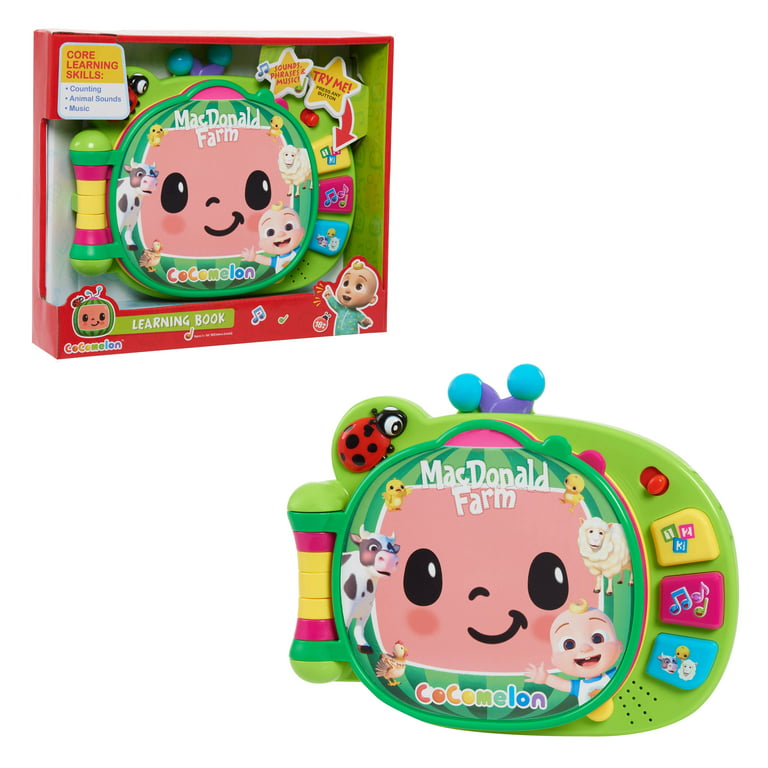 Just Play CoComelon Learning Book Interactive Toy for Toddlers with 3 Learning Modes