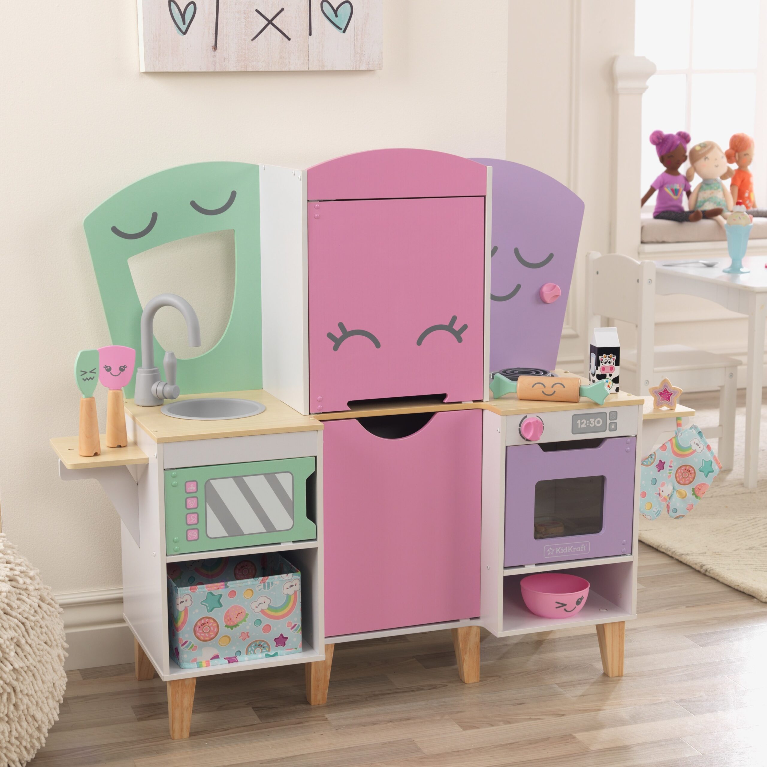 KidKraft Lil’ Friends Wooden Play Kitchen