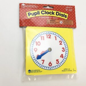Learning Resources Pupil Clock Dials- Set of 10