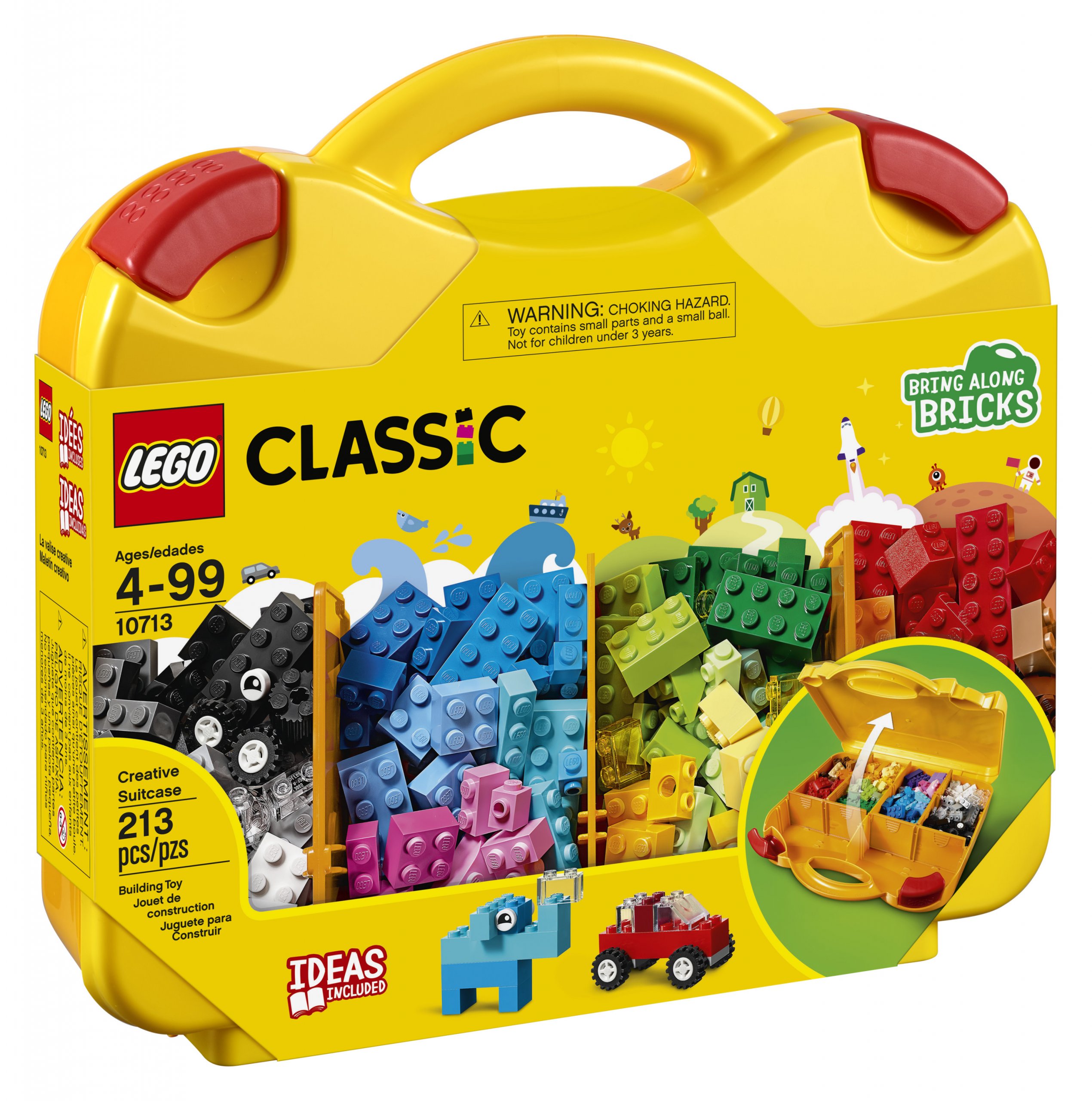 LEGO Classic Creative Suitcase 10713 Building Kit – 213 Pieces