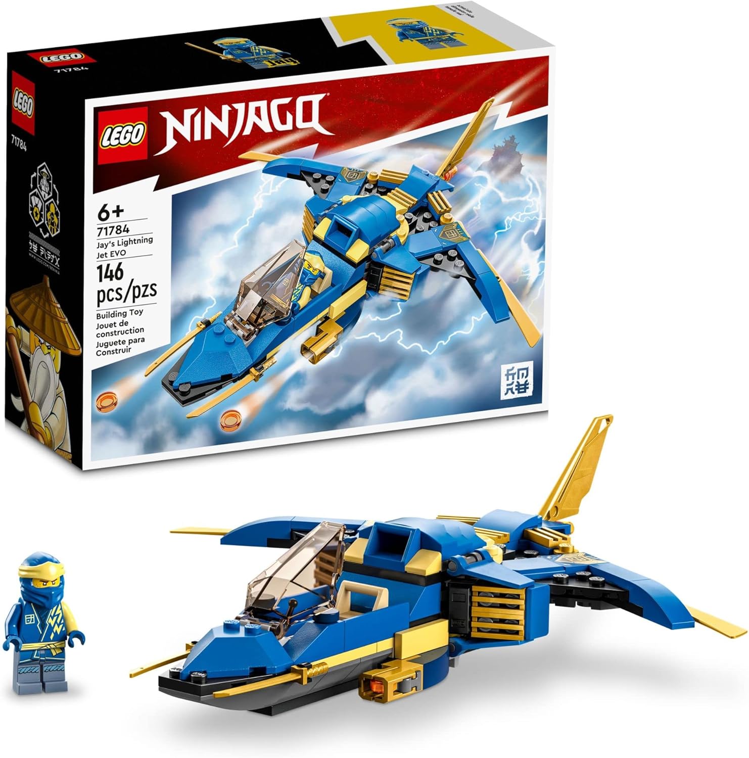LEGO NINJAGO Jay’s Lightning Jet EVO 71784