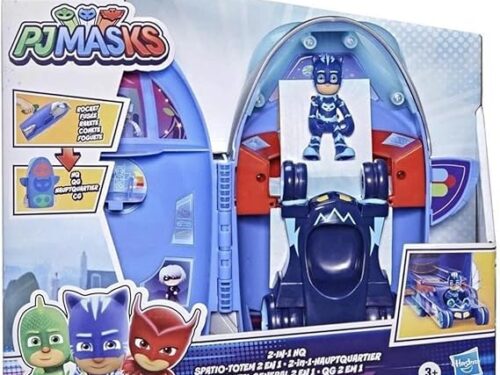 PJ Masks 2-in-1 HQ Playset, Headquarters and Rocket