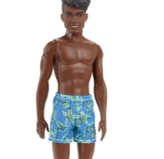 Barbie Ken Doll with Beach Short