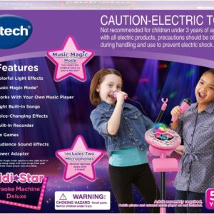 VTech Kidi Star Karaoke Machine Deluxe 2 Microphones with AC Adapter Pink