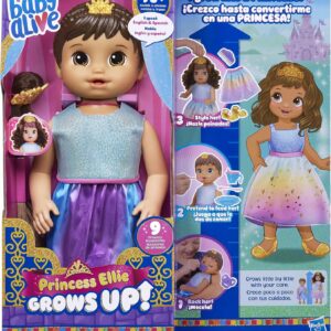 Baby Alive Princess Ellie Growing Doll - Brunette