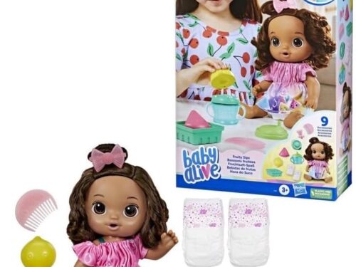 Baby Alive Fruity Sips 12-inch Baby Doll Set -Lemon