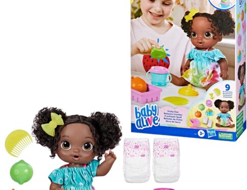 Baby Alive Fruity Sips 12-inch Baby Doll Set -Lime