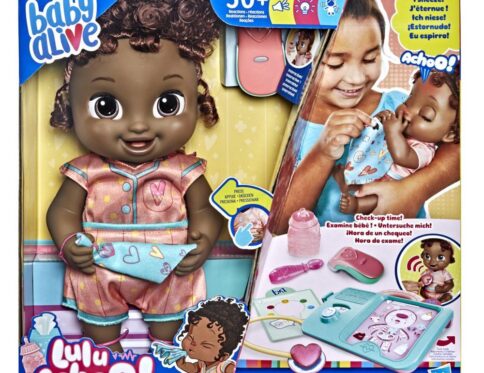 Baby Alive Lulu Achoo Doll, 12-Inch Interactive Doctor Doll