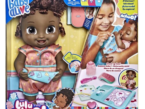 Baby Alive Lulu Achoo Doll, 12-Inch Interactive Doctor Doll