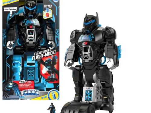 Fisher-Price 2feet Tall Imaginext DC Super Friends Batman 2-In-1 Robot -