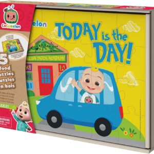 5 Puzzle Pack Wooden Puzzle Cocomelon