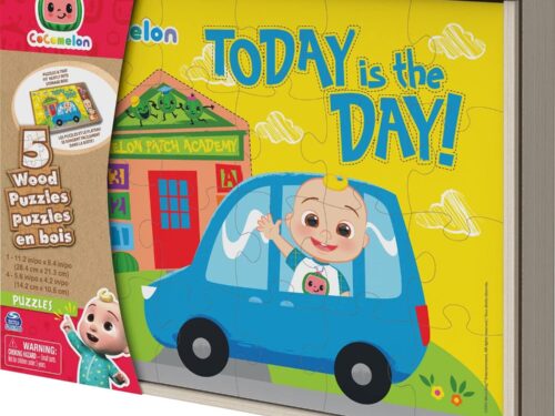 5 Puzzle Pack Wooden Puzzle Cocomelon