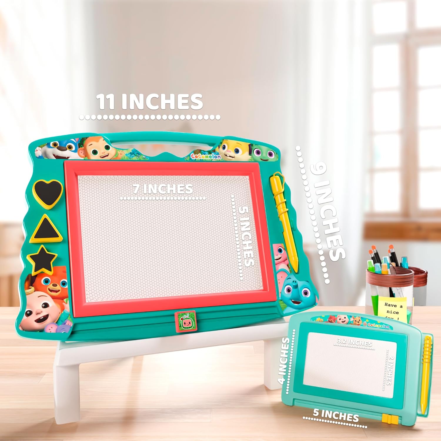 Cocomelon Double Sketcher & Magnetic Drawing Board