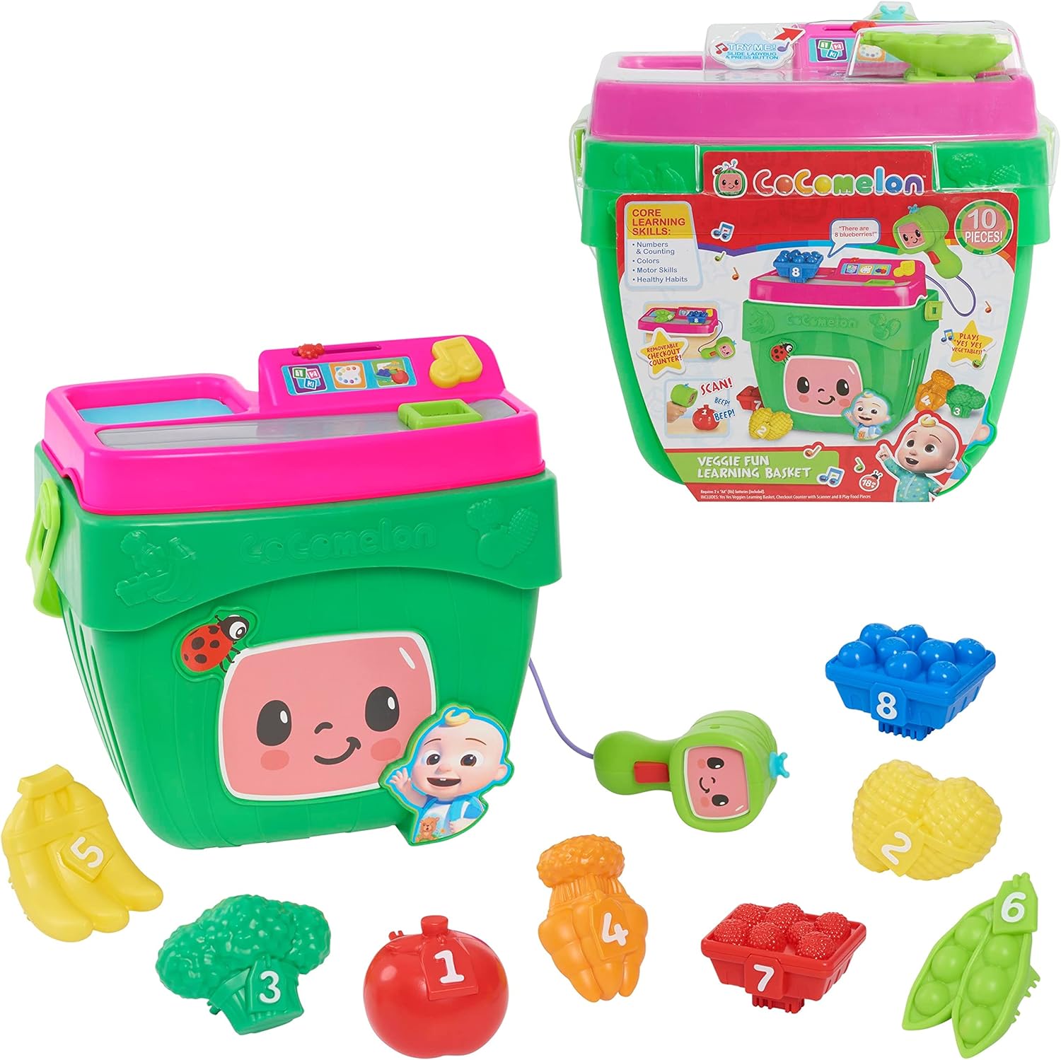 CoComelon Veggie Fun Learning Basket