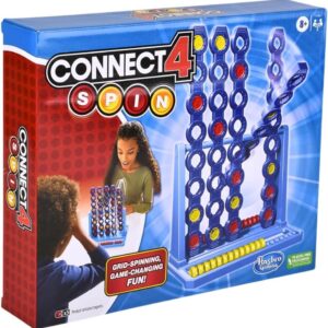 Hasbro Gaming Connect 4 Spin Game, Features Spinning Connect 4 Grid