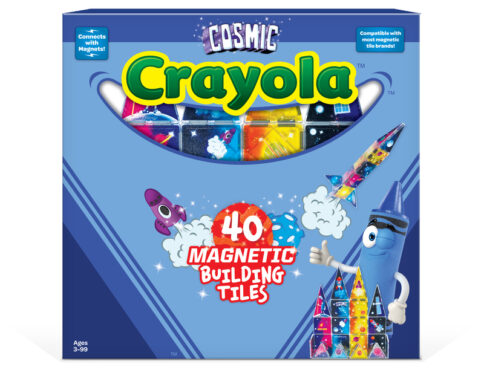Crayola Cosmic Magnetic Tiles – 40pc