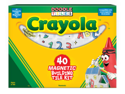 Crayola Doodle Paint-on Magnetic Tiles - 40pc