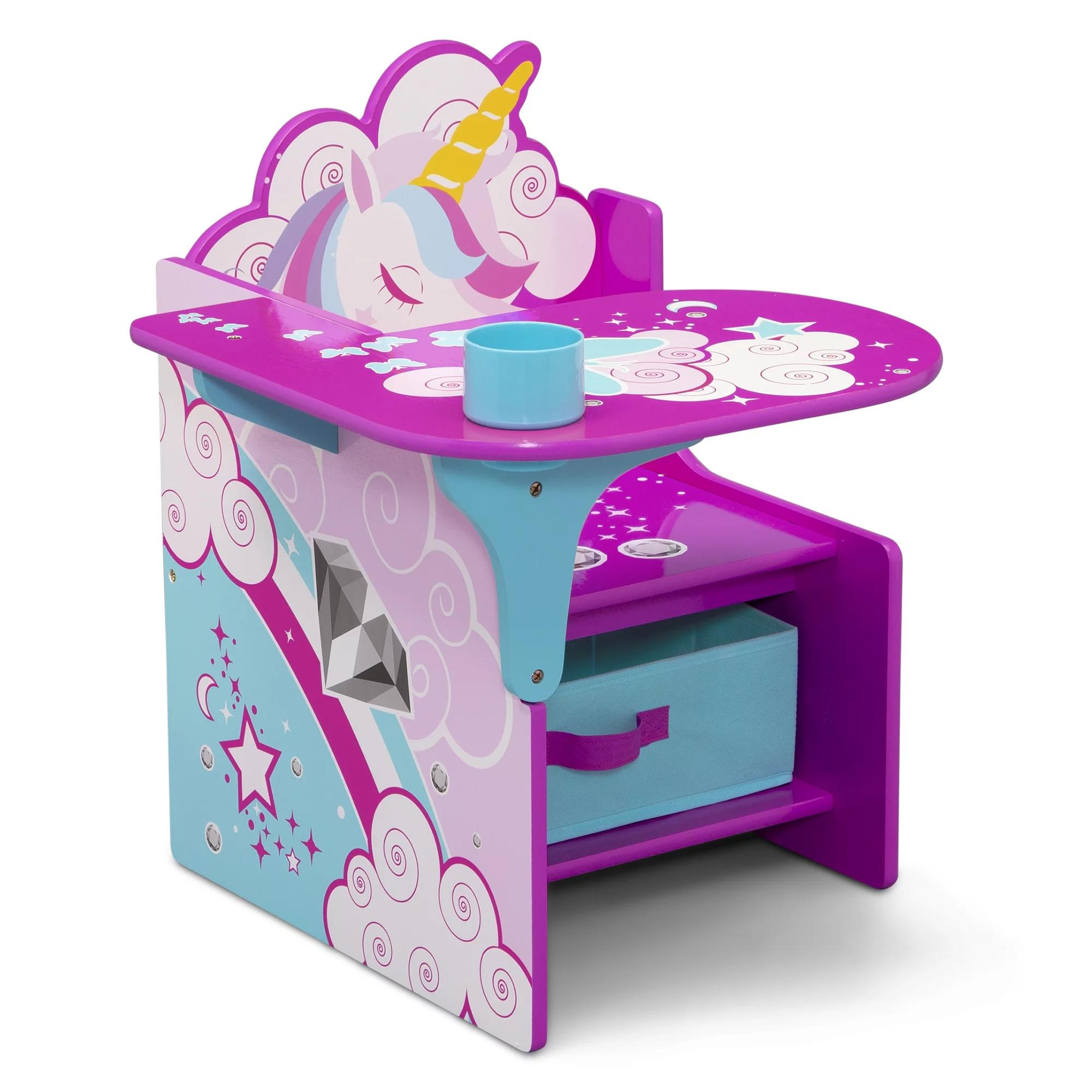Delta Children Unicorn Chair Desk With Storage Bin