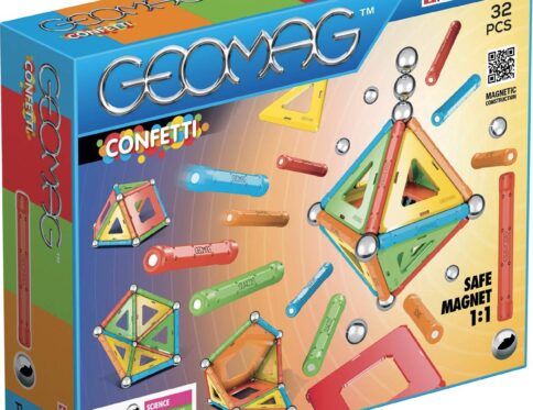 Geomag Confetti Magnetic Building Set with 32 Pieces