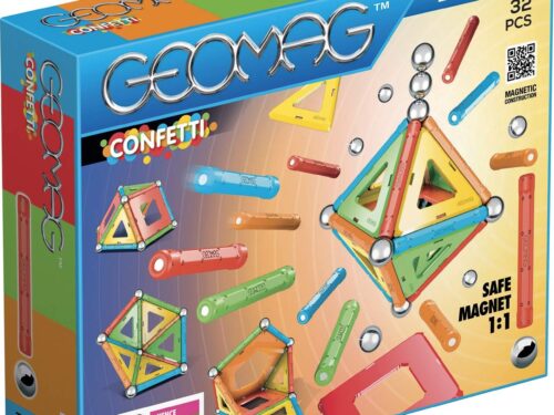 Geomag Confetti Magnetic Building Set with 32 Pieces