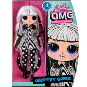 L.O.L. Surprise! O.M.G. Groovy Babe Fashion Doll with Multiple Surprises