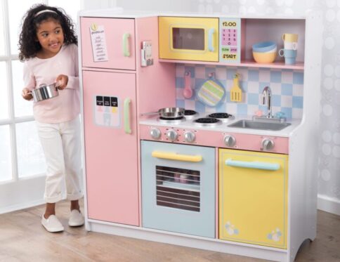 Kidkraft Wooden Large Pastel Play Kitchen