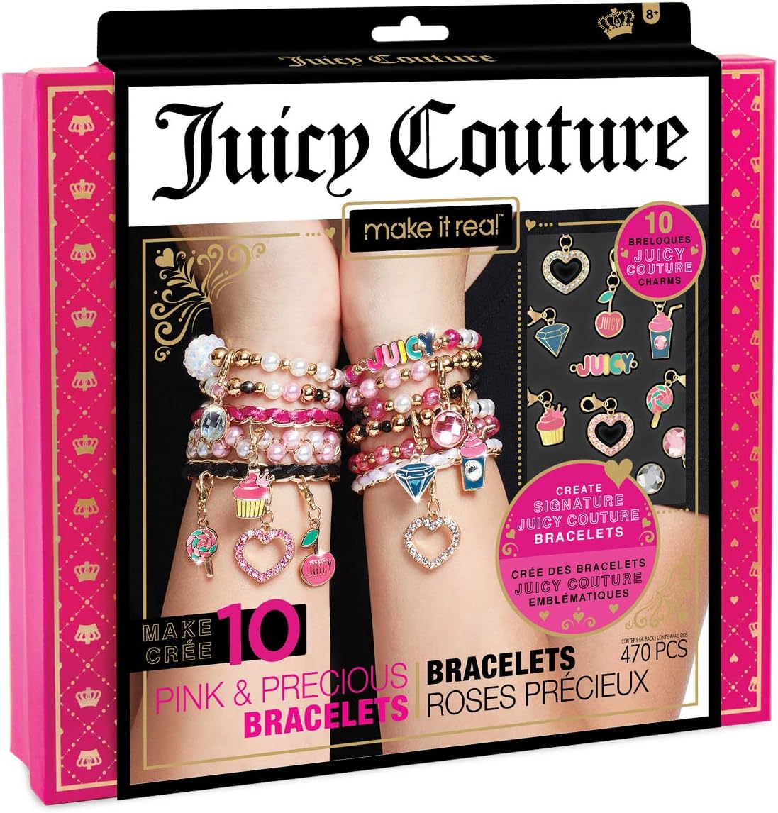 Make It Real Juicy Couture Pink and Precious Bracelets