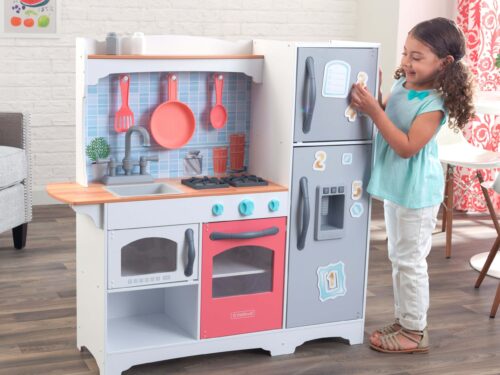 KidKraft Mosaic Magnetic Play Kitchen - Coral