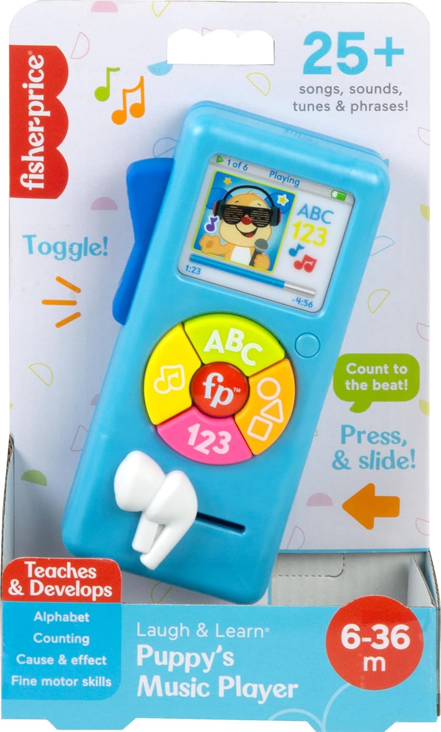 Fisher-Price Laugh and Learn Puppy’s Music Player Baby Learning Toy