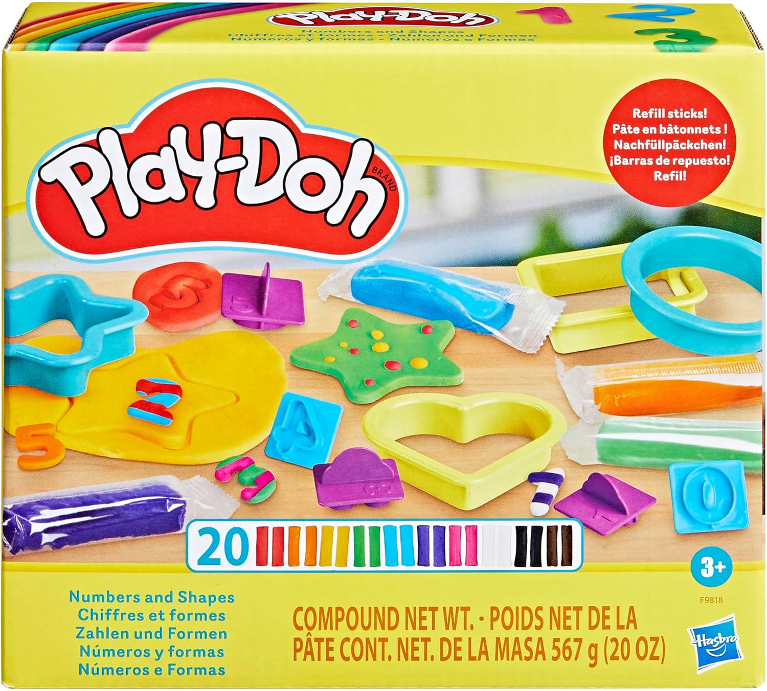 Play-doh Numbers & Shapes