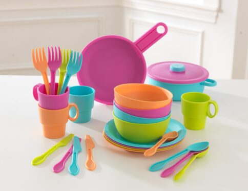 KidKraft 27-Piece Bright Cookware Set
