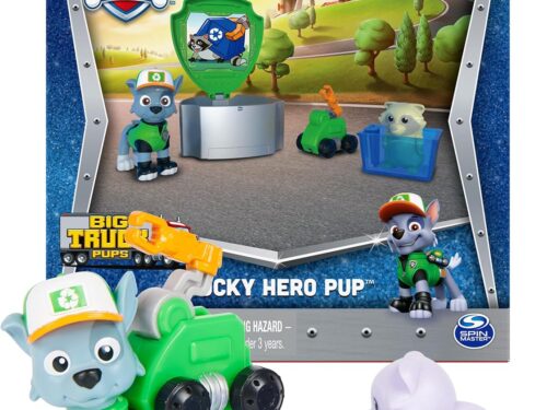 Paw Patrol Figure Hero Pup Rocky Set