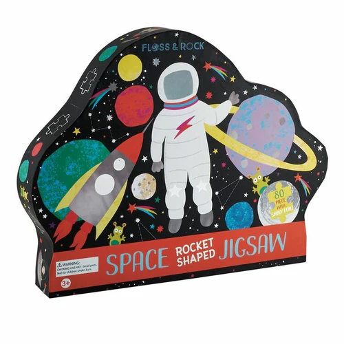 Floss and Rock Jigsaw 80pcs Shaped Space